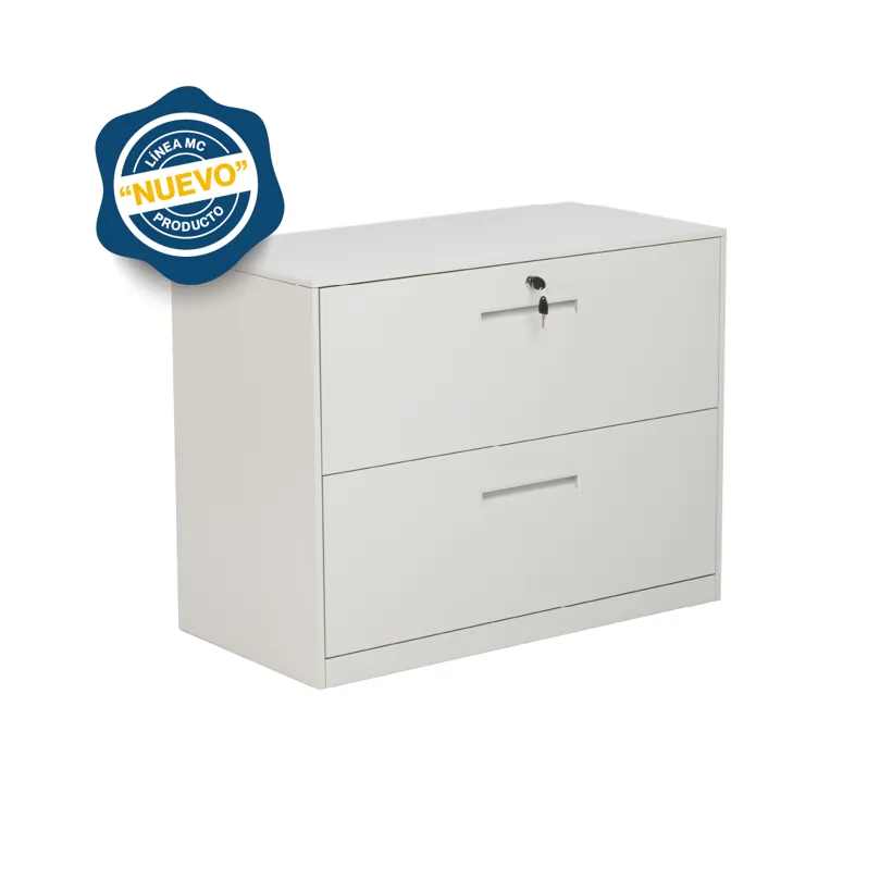 Archivero Horizontal 2 Gavetas MC (Desarmado)