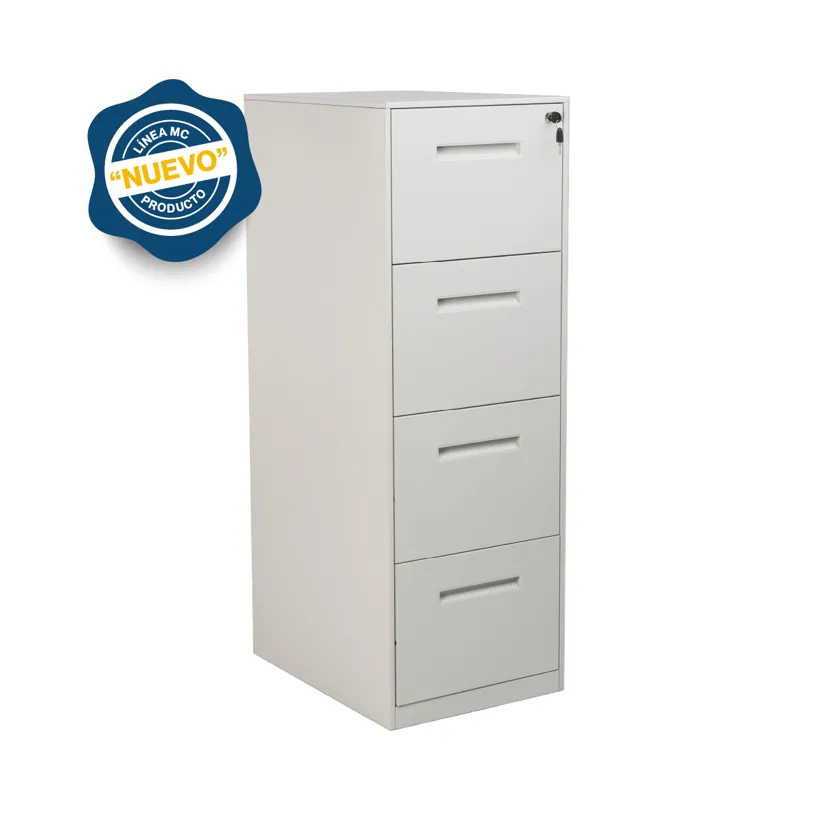 Archivero Vertical 4 Gavetas MC (Armado)
