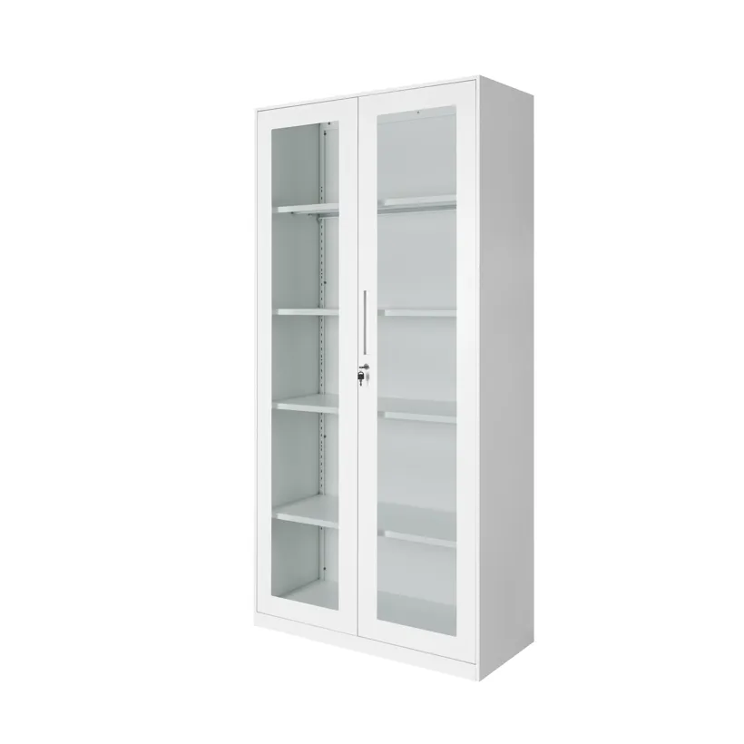 Gabinete con Puertas Completas de Vidrio 1.85 MC (Armado)